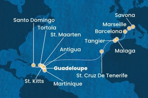 Cruise itinerary