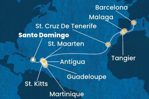 Cruise itinerary
