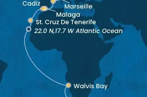 Маршрут круиза