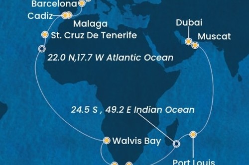 Cruise itinerary