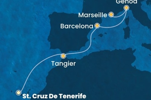 Cruise itinerary