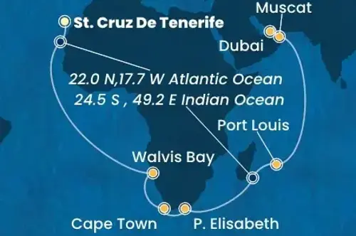 Cruise itinerary