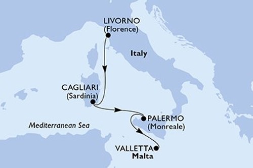 Cruise itinerary