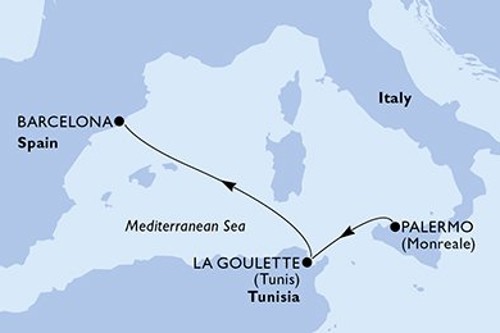 Cruise itinerary