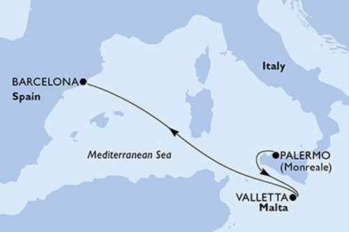 Cruise itinerary