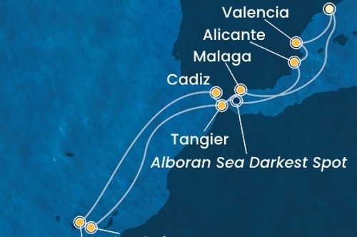 Cruise itinerary