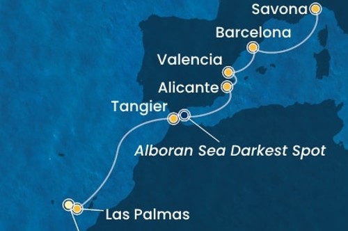 Cruise itinerary