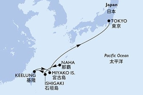 Маршрут круиза