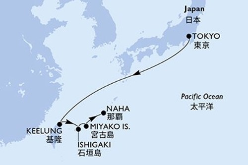 Маршрут круиза