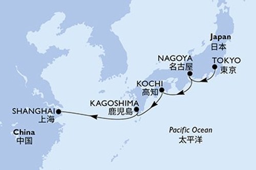 Cruise itinerary