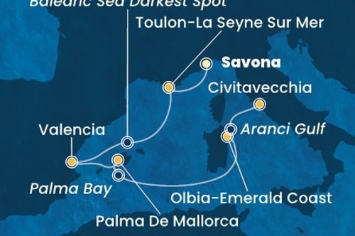 Cruise itinerary