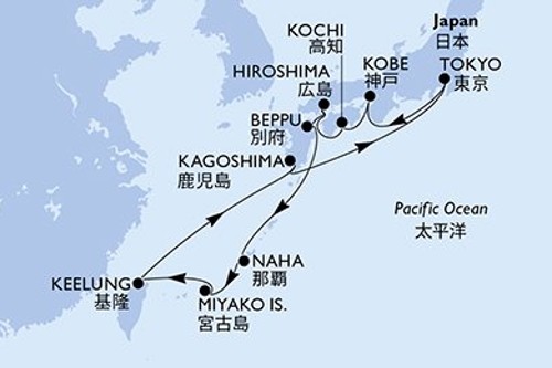 Cruise itinerary