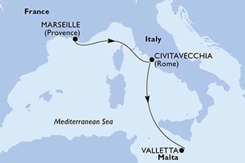 Cruise itinerary