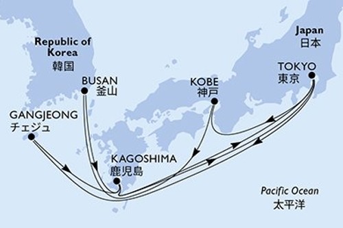 Cruise itinerary