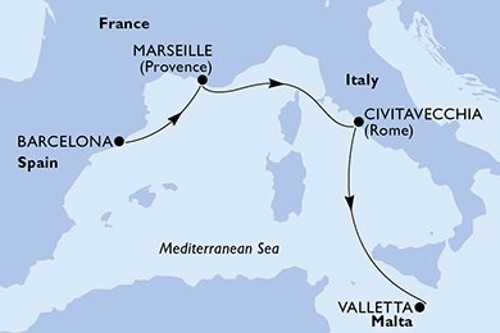 Cruise itinerary