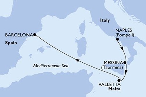 Cruise itinerary
