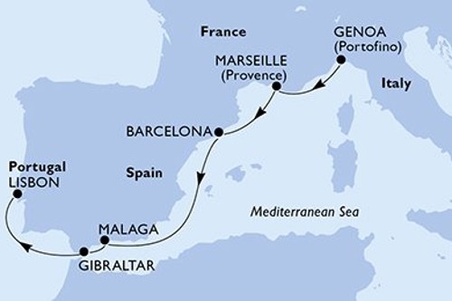 Cruise itinerary