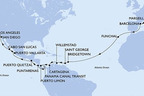 Cruise itinerary