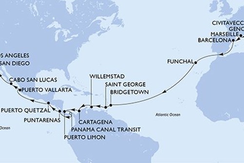 Cruise itinerary