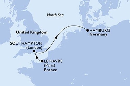Cruise itinerary