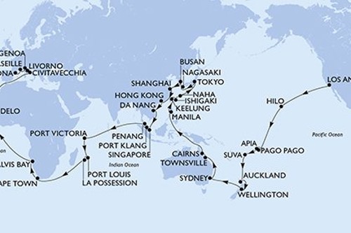 Cruise itinerary