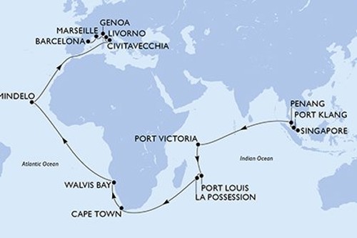 Cruise itinerary