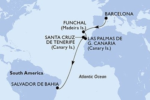 Cruise itinerary