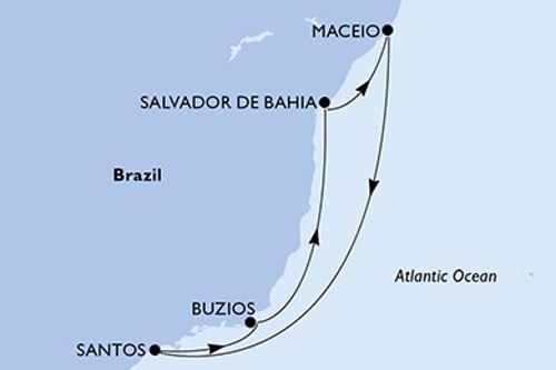Cruise itinerary