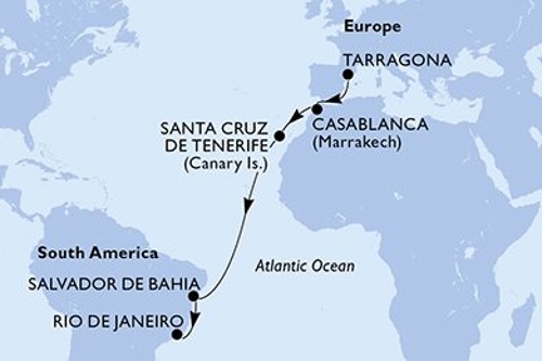 Cruise itinerary