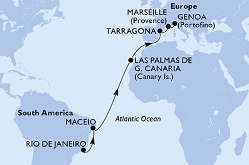 Cruise itinerary