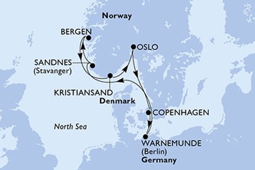 Cruise itinerary