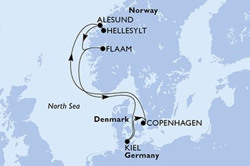 Cruise itinerary