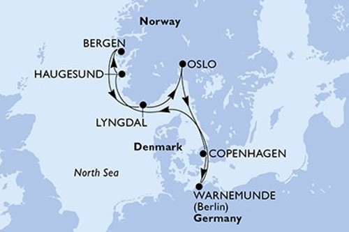 Cruise itinerary