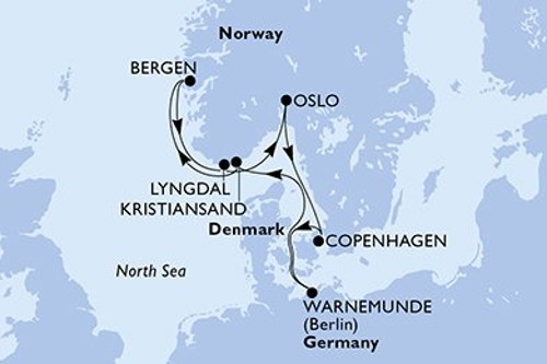 Cruise itinerary