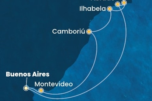 Маршрут круиза