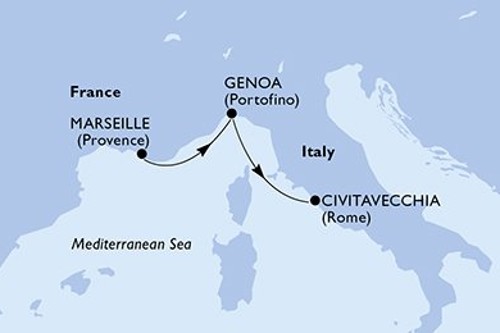 Маршрут круиза