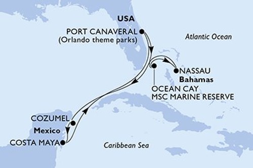 Cruise itinerary