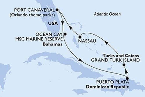 Cruise itinerary