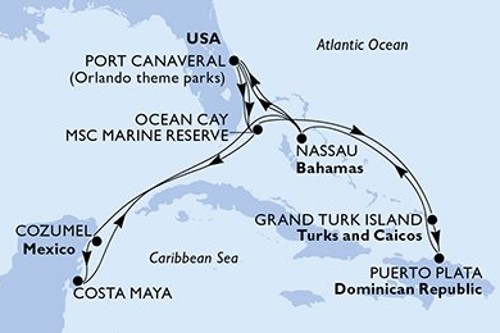 Cruise itinerary