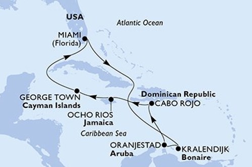 Cruise itinerary