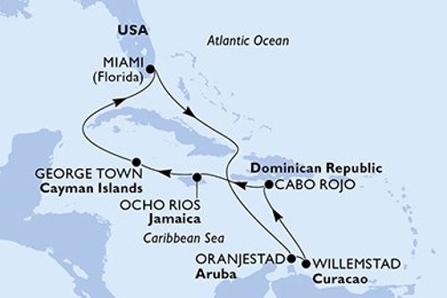 Маршрут круиза