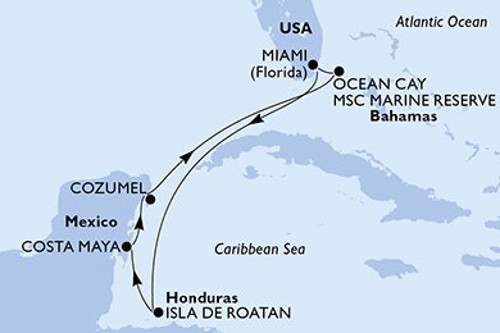 Cruise itinerary