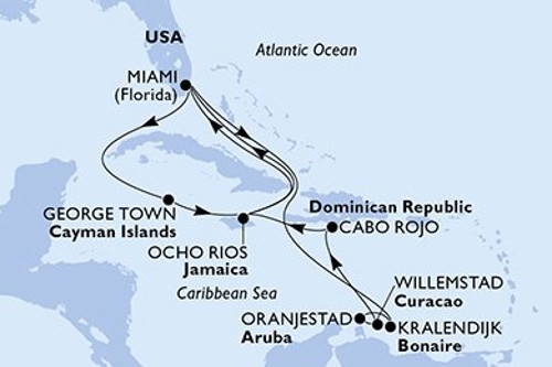 Cruise itinerary