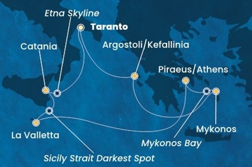 Маршрут круиза