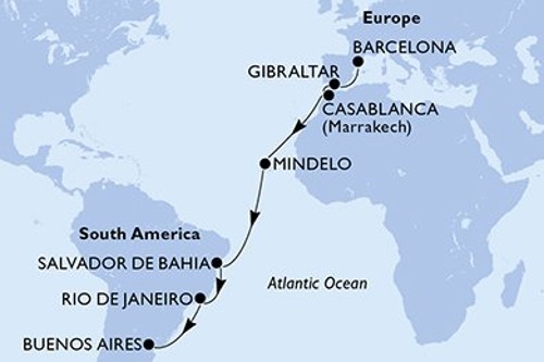 Cruise itinerary