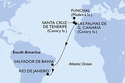 Cruise itinerary
