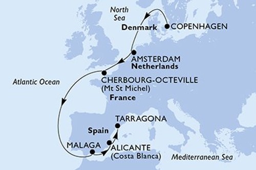 Cruise itinerary