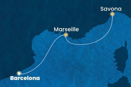 Маршрут круиза