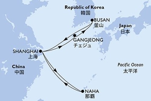 Маршрут круиза