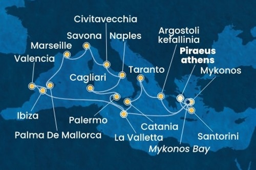 Маршрут круиза